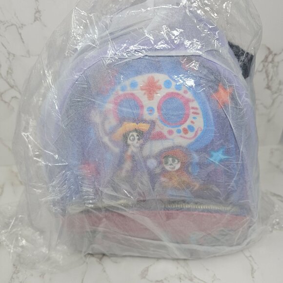 NWT Loungefly Pixar Moments Miguel and Hector Performance MINI Backpack - Picture 5 of 8